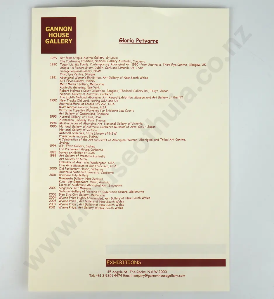 Gloria Petyarre - Bush Medicine Leaves, Acrylic On Canvas Image 1++