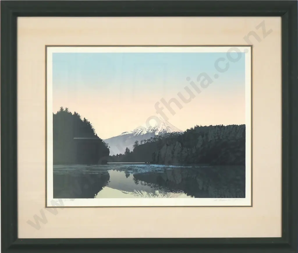 Lawrence Leitch - Lake Reflections, Print LE 68/100 Image 1++