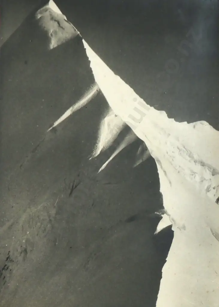 Unknown - Silberhorn Arête (South Ridge) Mount Tasman, Bromide Print Image 1++