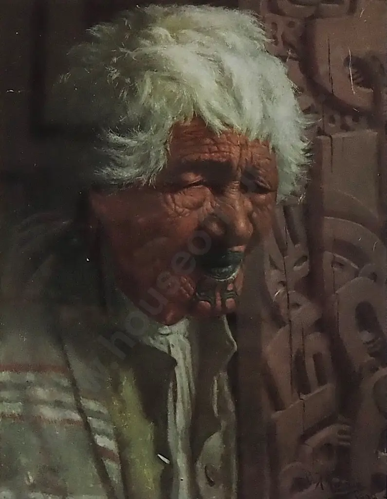 After C F Goldie - Ahinata Te Rangitautini, Print Image 1++