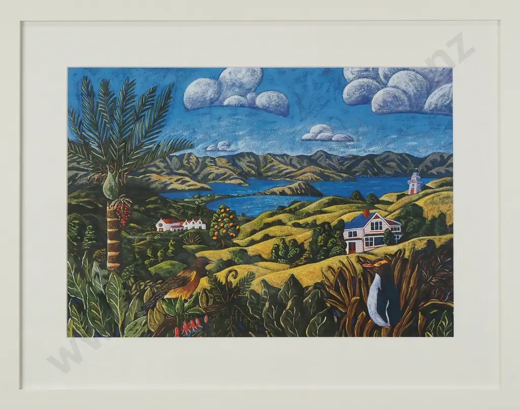 Ingrid Banwell - Akaroa Gold, Print Image 1++