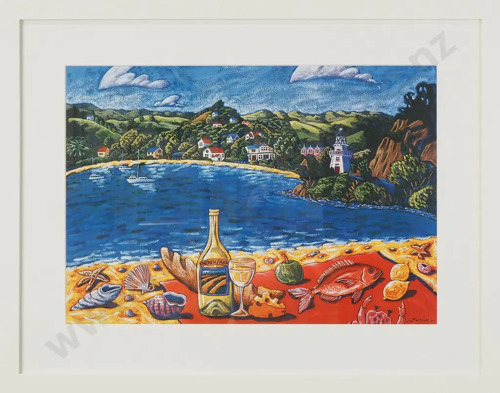 Ingrid Banwell - Akaroa Picnic, Print Image 1++