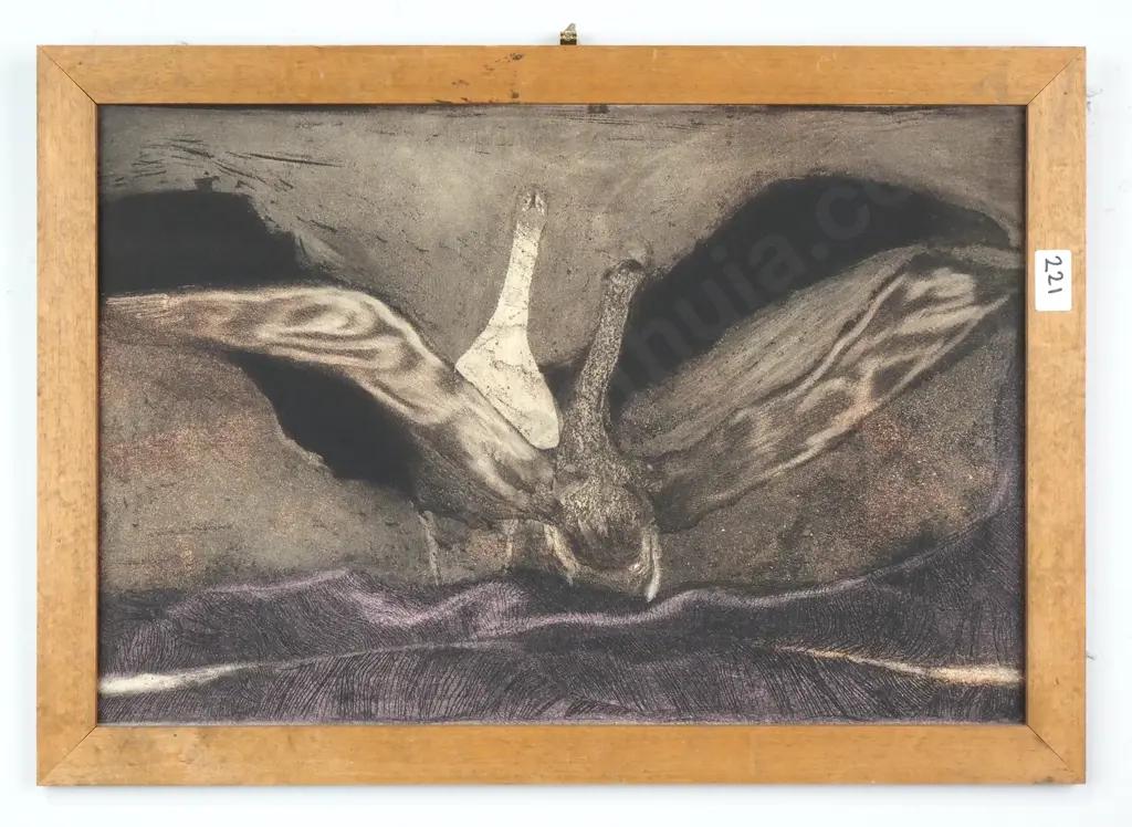 Penny Ormerod - Mating Dance Series, Etching Image 1++