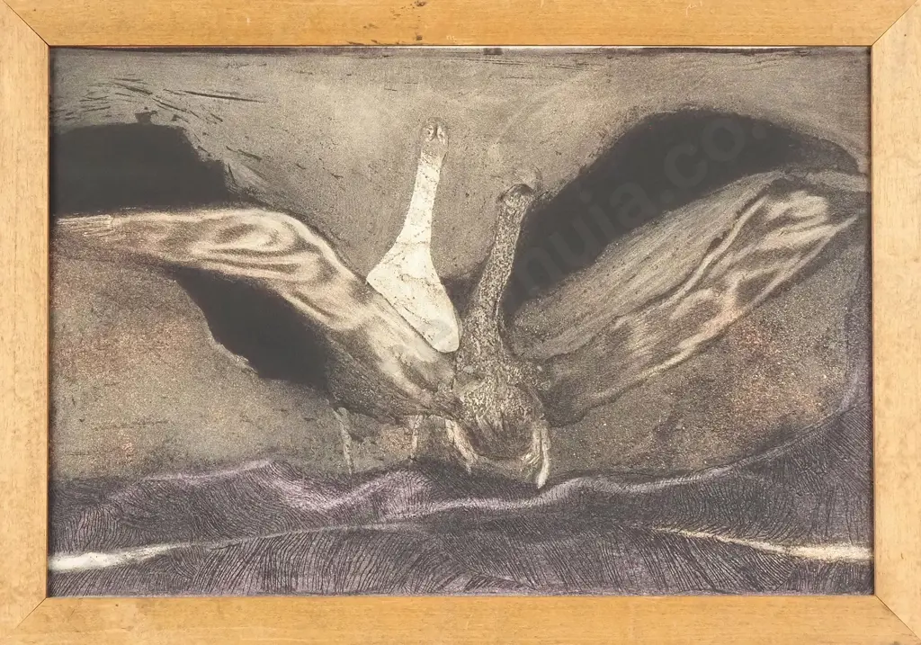 Penny Ormerod - Mating Dance Series, Etching Image 1++