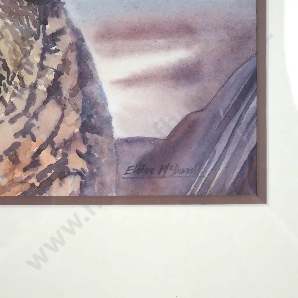 Elaine McDonald - The Pensive Ram, Watercolour Image 1++