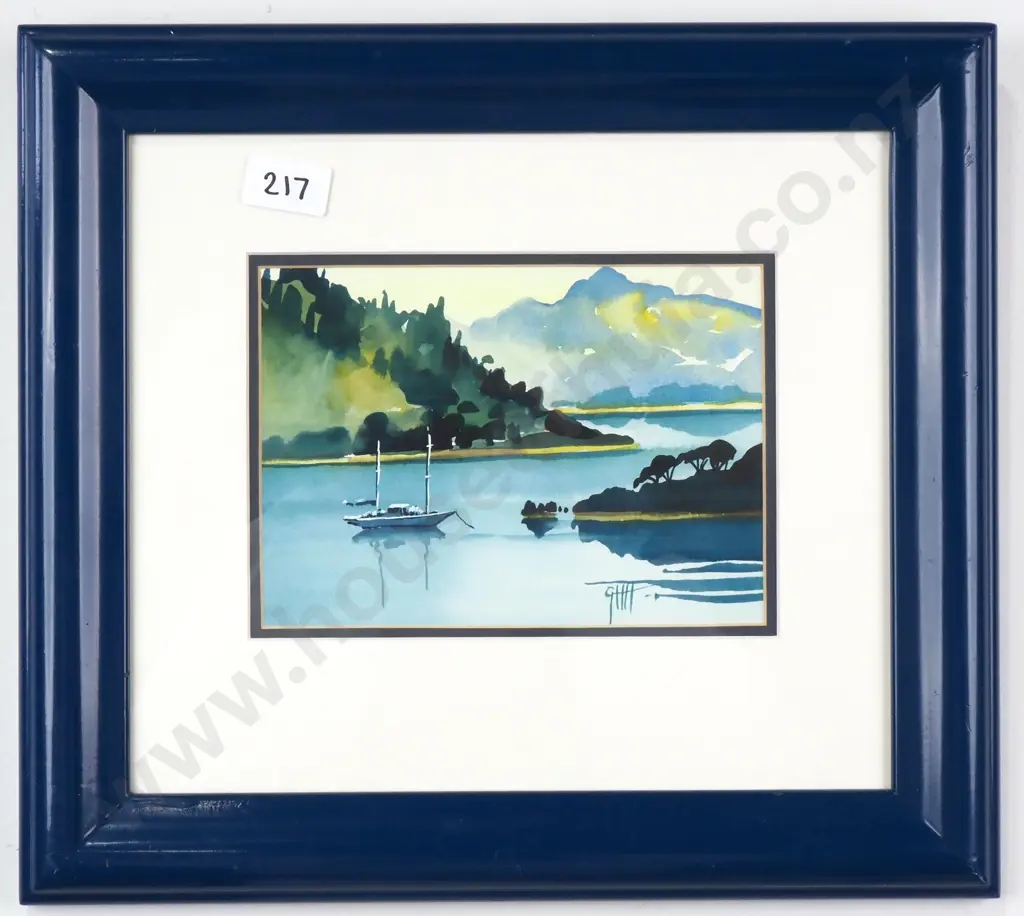 Artist Unknown - On the Moorings, Watercolour Image 1++