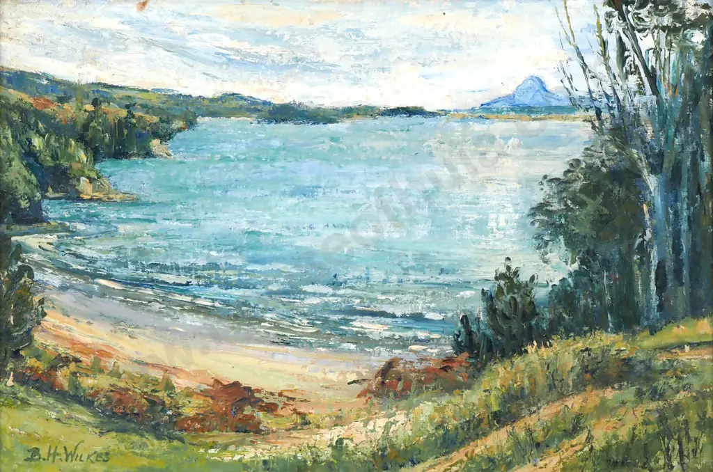 B H Wilkes - Seascape & Beach, Oil Image 1++