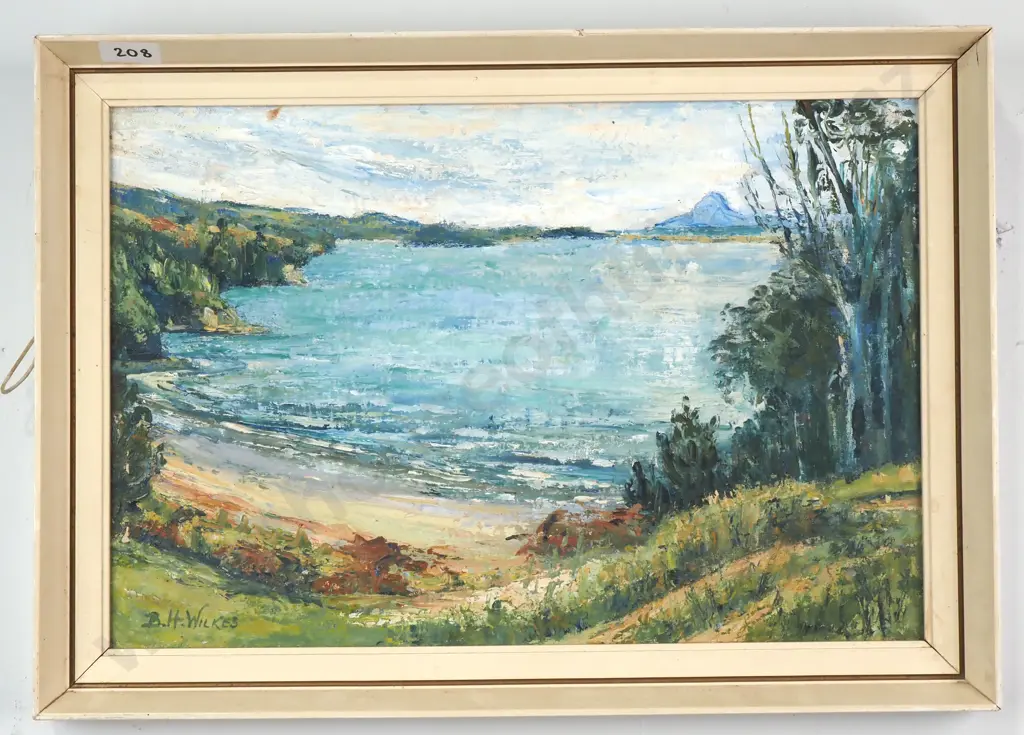 B H Wilkes - Seascape & Beach, Oil Image 1++