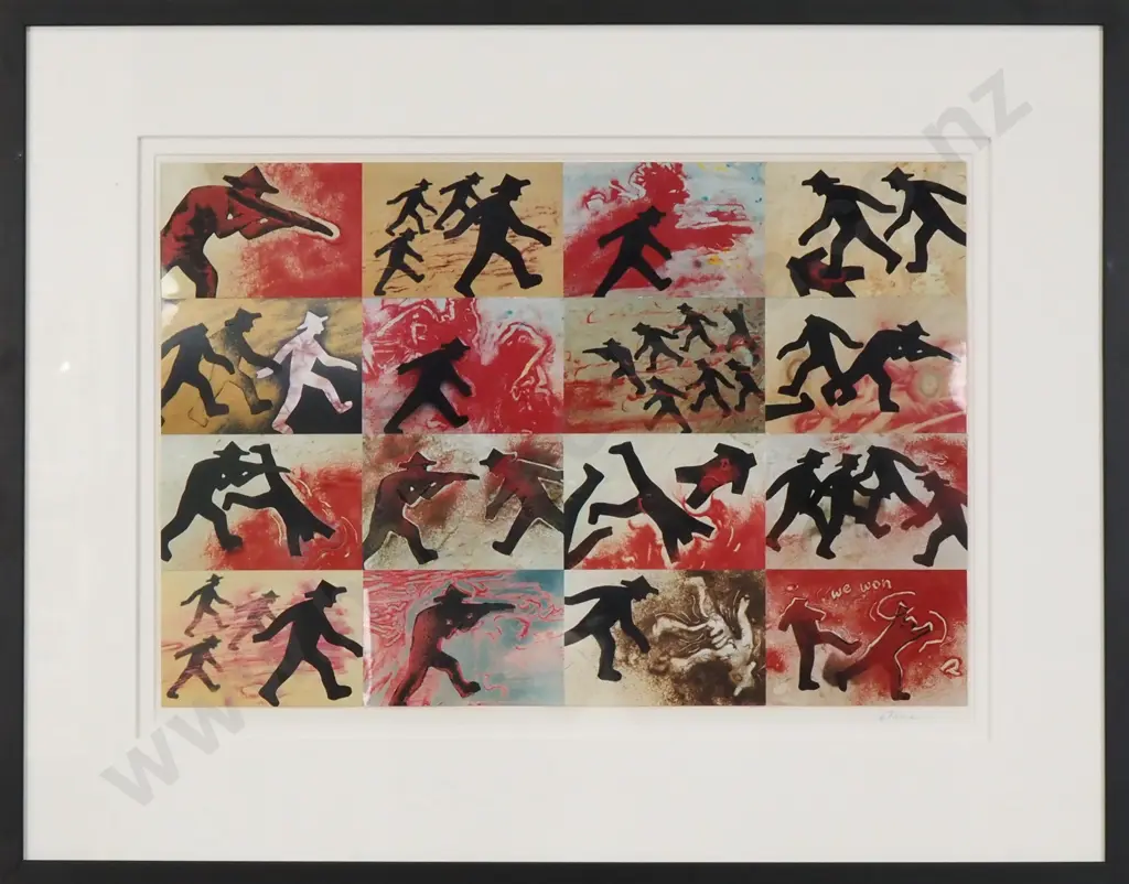 John Kelman - Twenty Framed Photos Depicting Cut Outs w Sand, Collage Image 1++