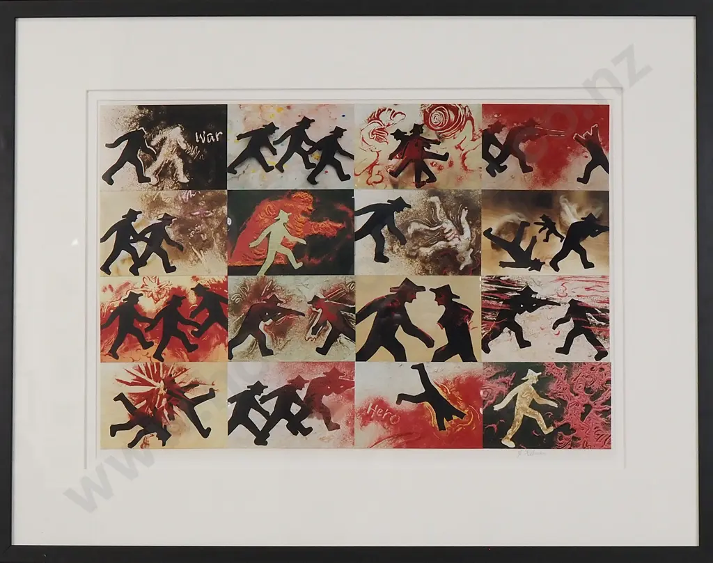 John Kelman - Twenty Framed Photos Depicting Cut Outs w Sand, Collage Image 1++