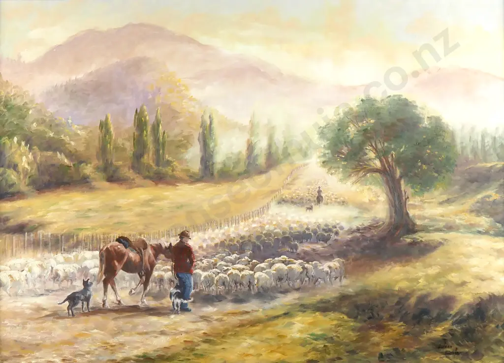 Eileen Eichler - 'Moving the Mob', Oil Image 1++