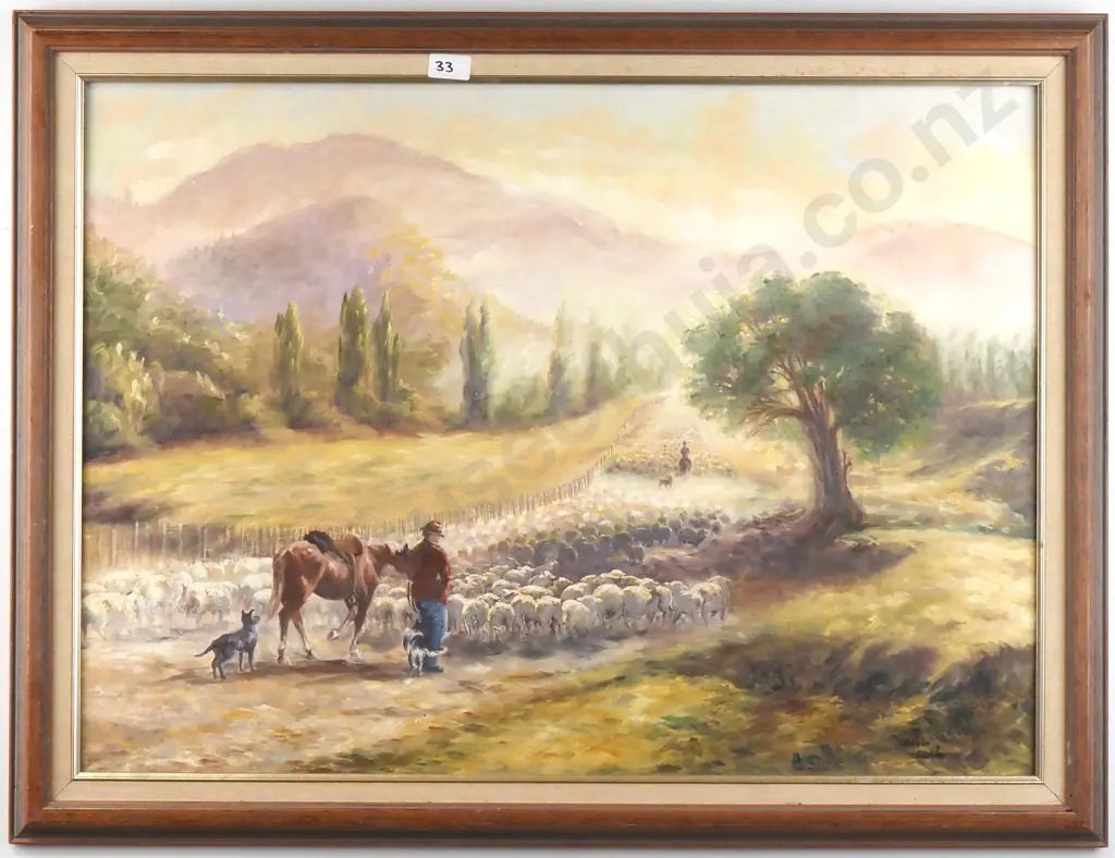 Eileen Eichler - 'Moving the Mob', Oil Image 1++