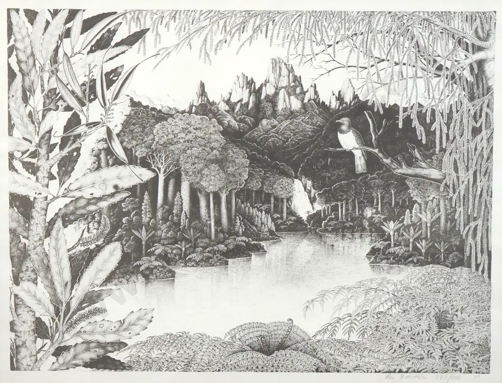 Rei Hamon - The Lake, Print Image 1++
