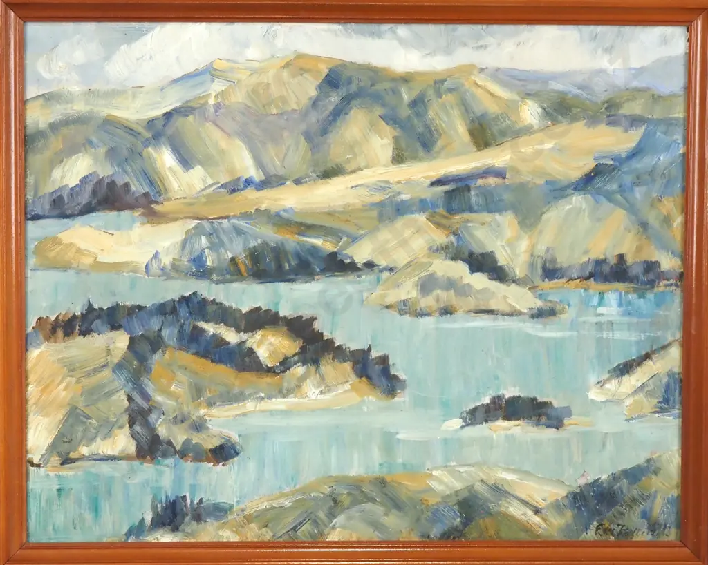 E Patterson - Landscape, Oil Image 1++