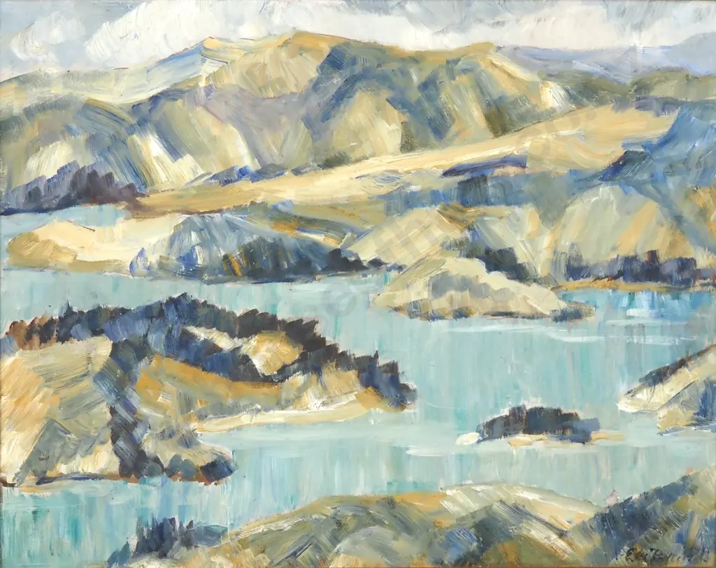 E Patterson - Landscape, Oil Image 1++