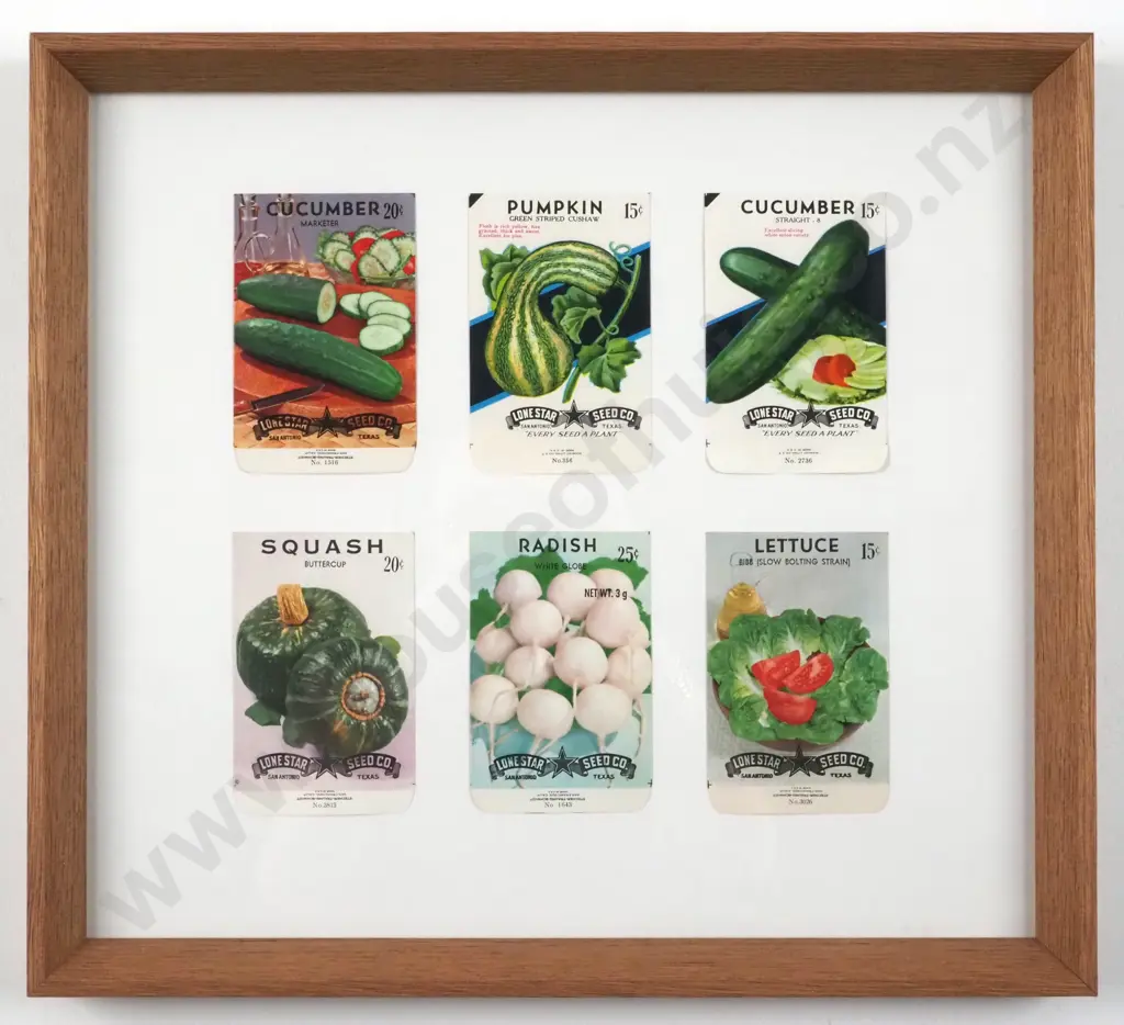 Authentic Lithographs - Vegetable Seed Packets, Labels Image 1++