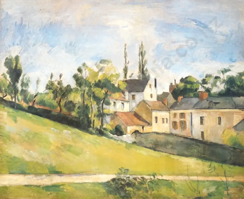 Paul Cezanne - The Uphill Road, Print Image 1++