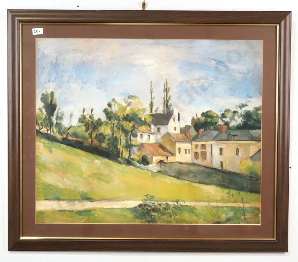 Paul Cezanne - The Uphill Road, Print Image 1++