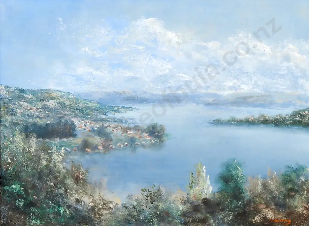 J D Penny - Lake Rotoiti Rotorua, Oil on Board Image 1++