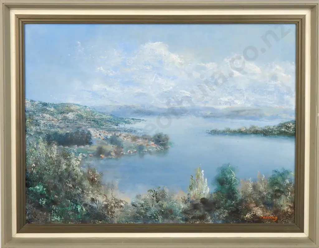 J D Penny - Lake Rotoiti Rotorua, Oil on Board Image 1++