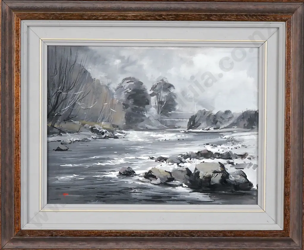 Colin Wynn, "Inangahua Grey, North Westland", Oil On Linen Canvas Image 1++