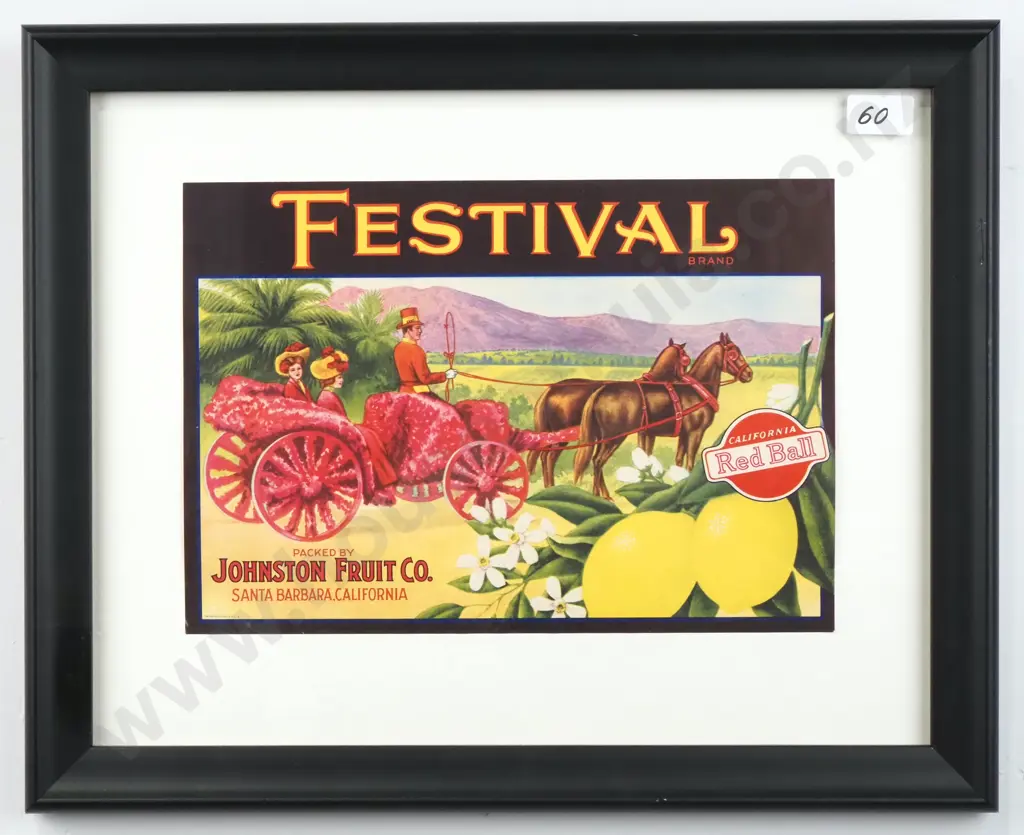 Schmidt Lithograph Company - "Festival Brand Red Ball", Lithograph Image 1++