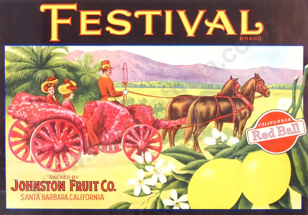 Schmidt Lithograph Company - "Festival Brand Red Ball", Lithograph Image 1++