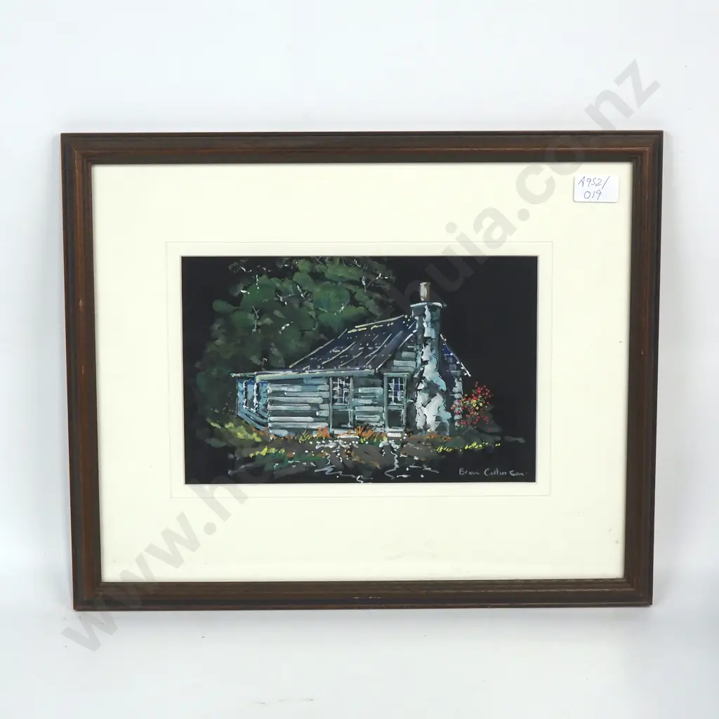 Brian Collinson - Cottage, Water Colour & Gouache Image 1++