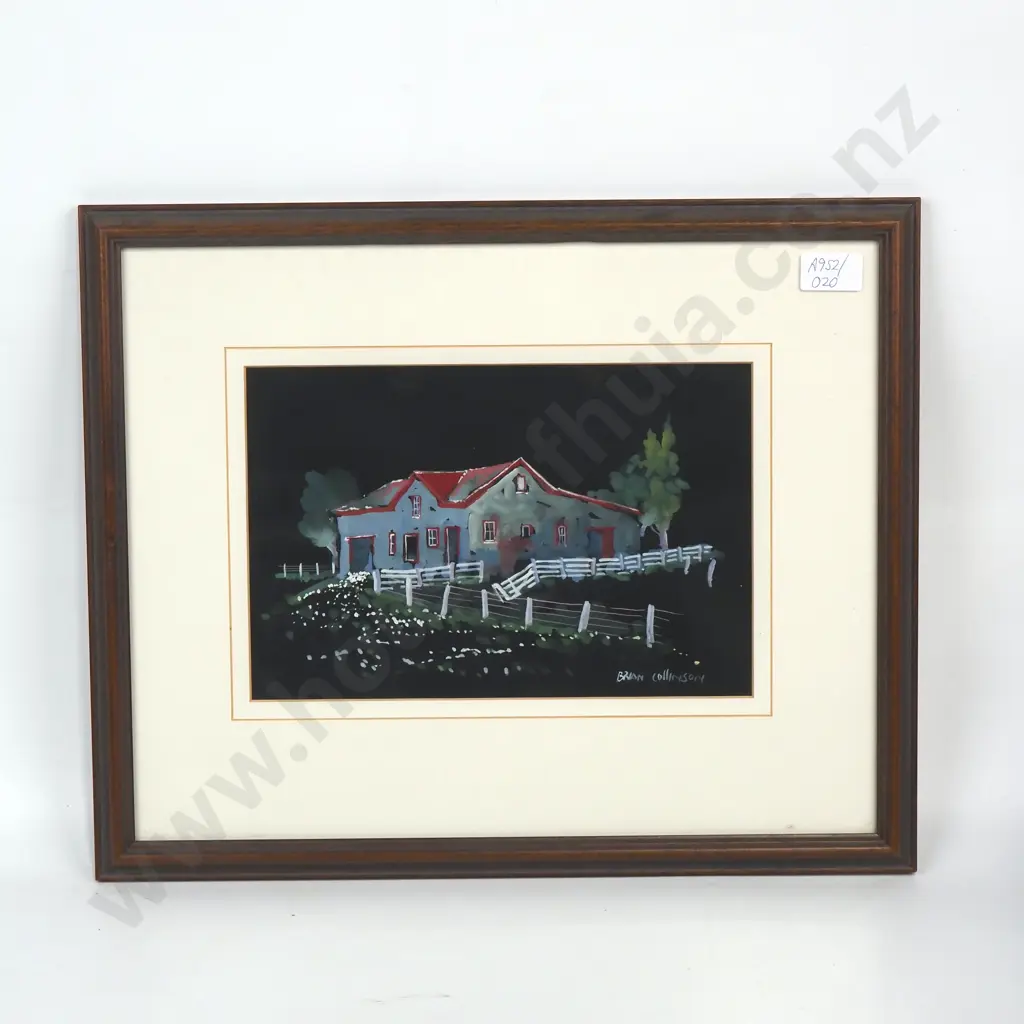 Brian Collinson - Old Farm House, Water Colour & Gouache Image 1++