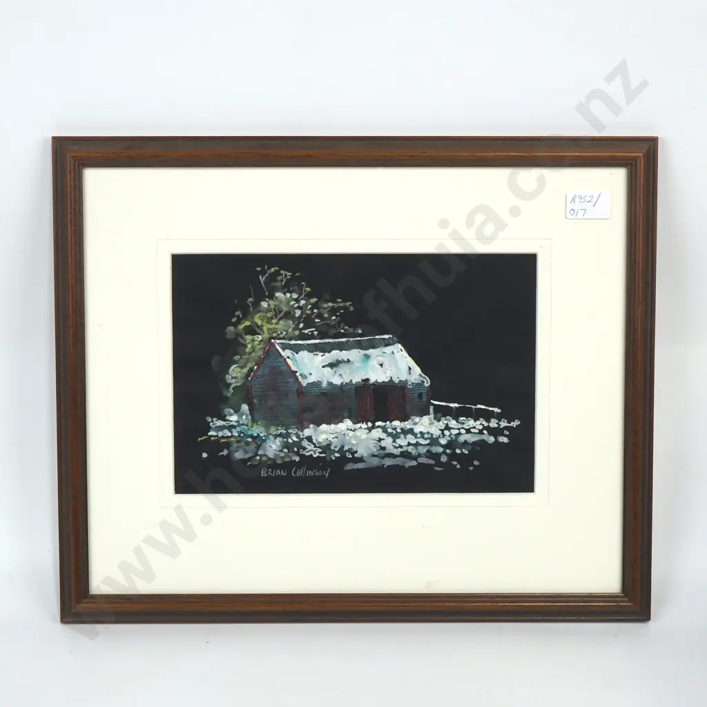 Brian Collinson - Old Shed, Water Colour & Gouache Image 1++