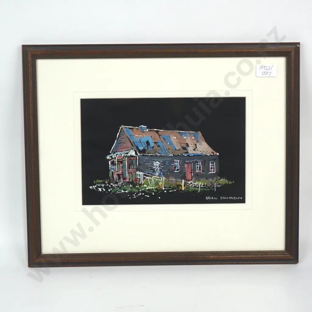 Brian Collinson - Forgotten Cottage, Water Colour & Gouache Image 1++