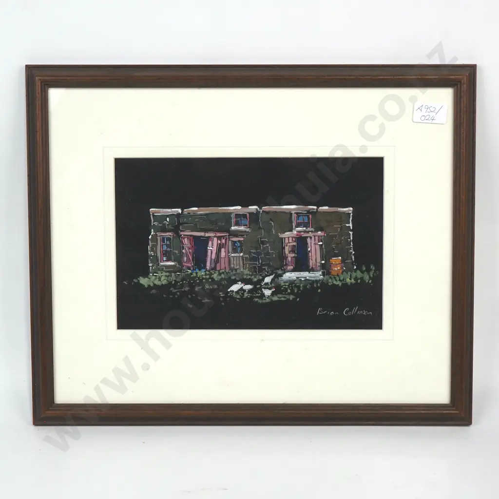Brian Collinson - Abandoned House, Water Colour & Gouache Image 1++