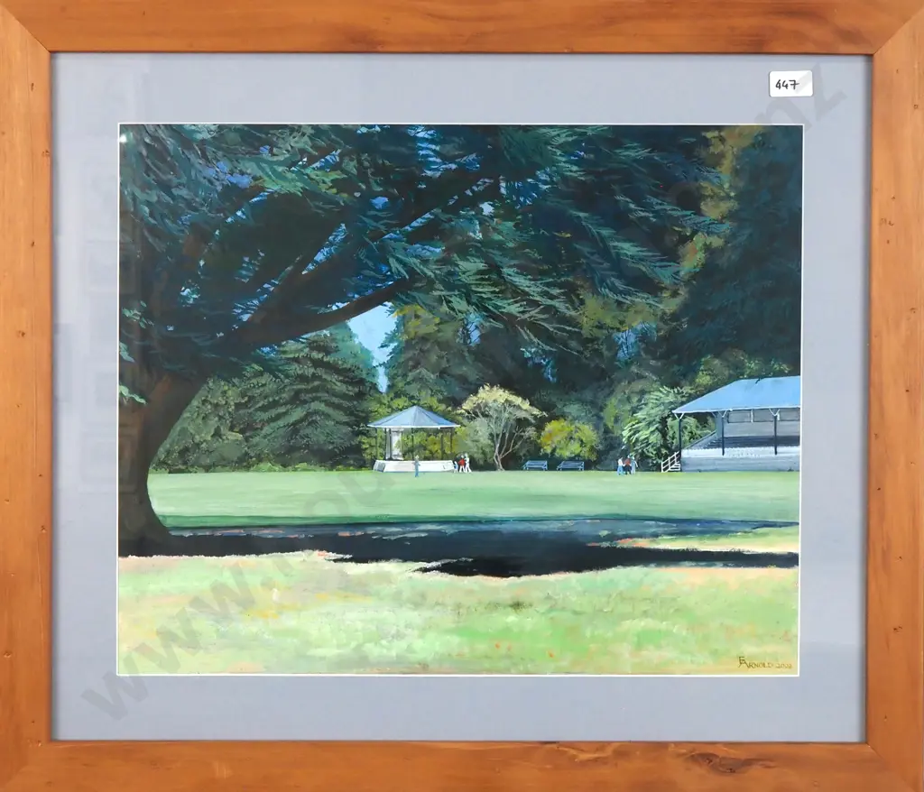 E Arnold - Summer at the Park, Acrylic Image 1++