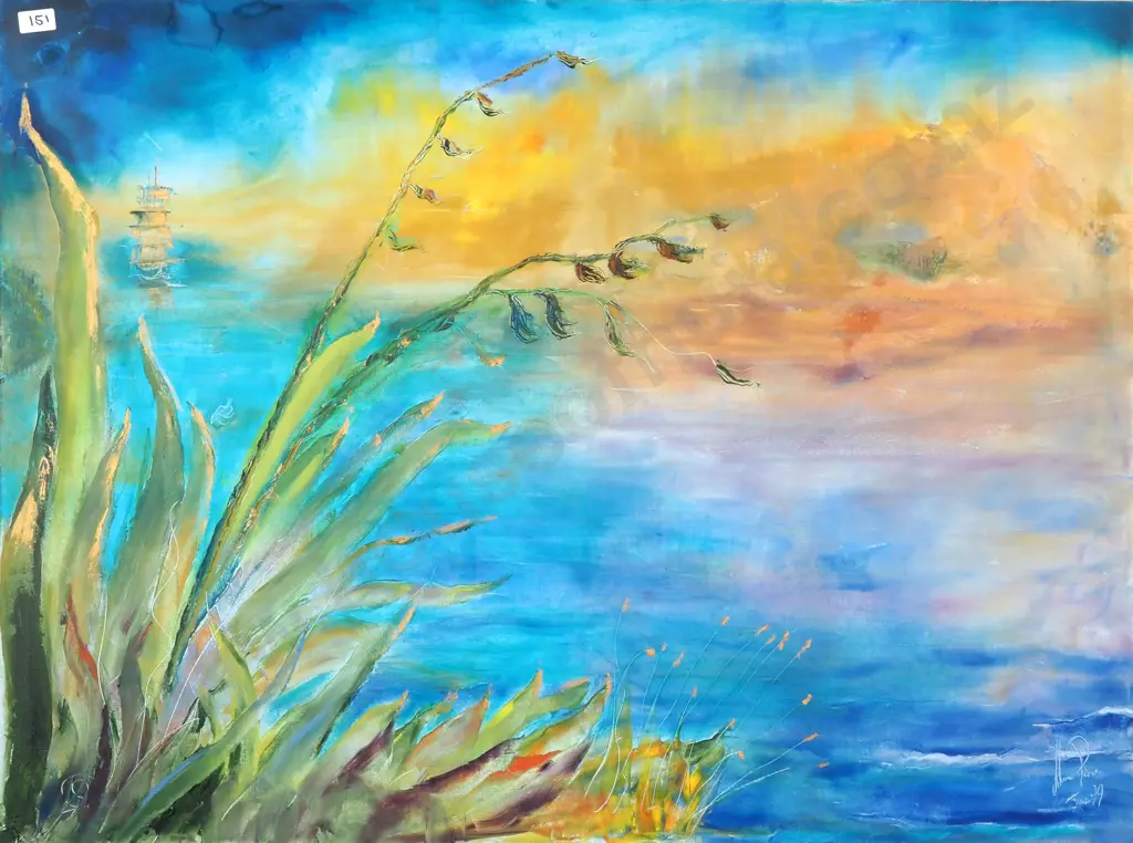 Alan Pirie - Discovery of the South Pacific, Oil Image 1++