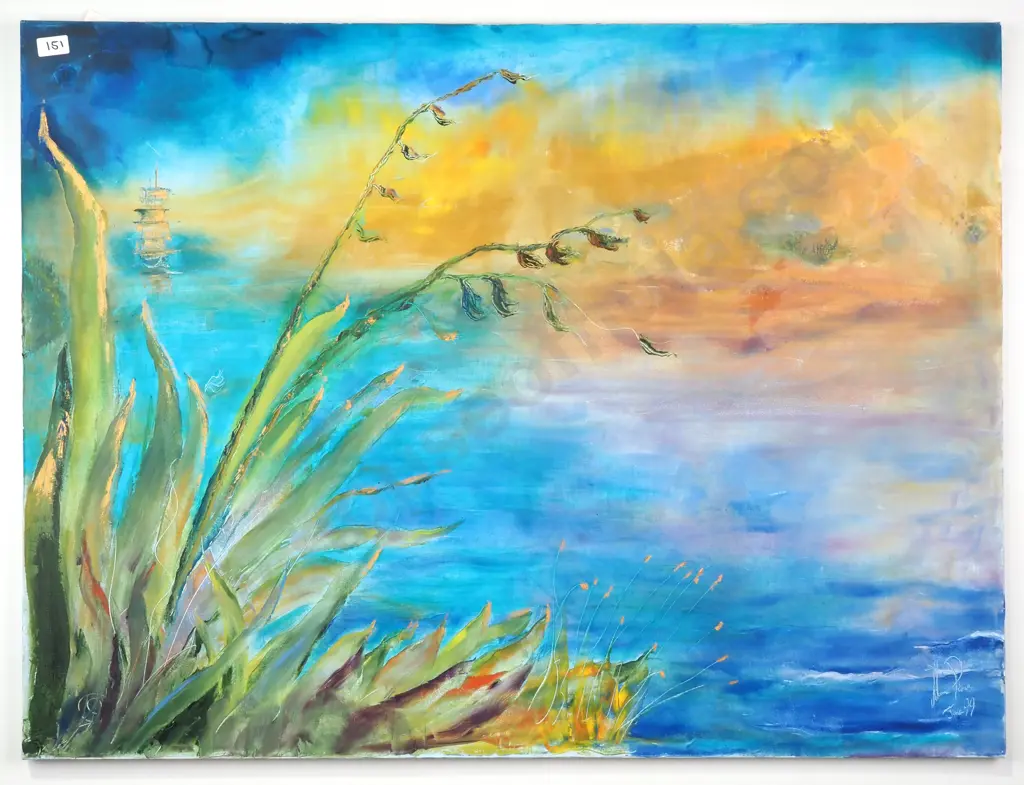 Alan Pirie - Discovery of the South Pacific, Oil Image 1++