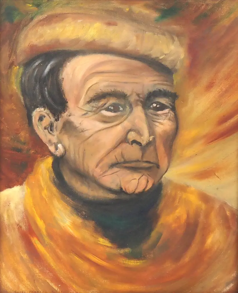 Susie Matthews - Old Man, Oil Image 1++