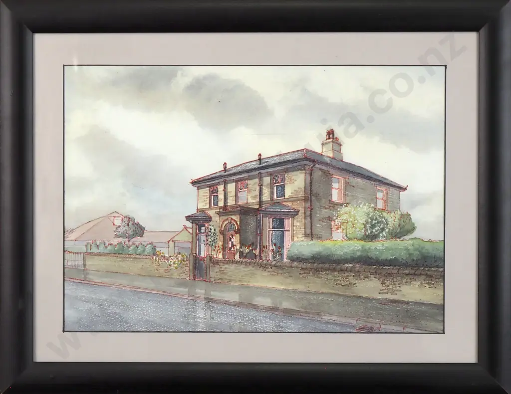 Artist Unknown - Historic Homestead, Nelson, Watercolour Image 1++