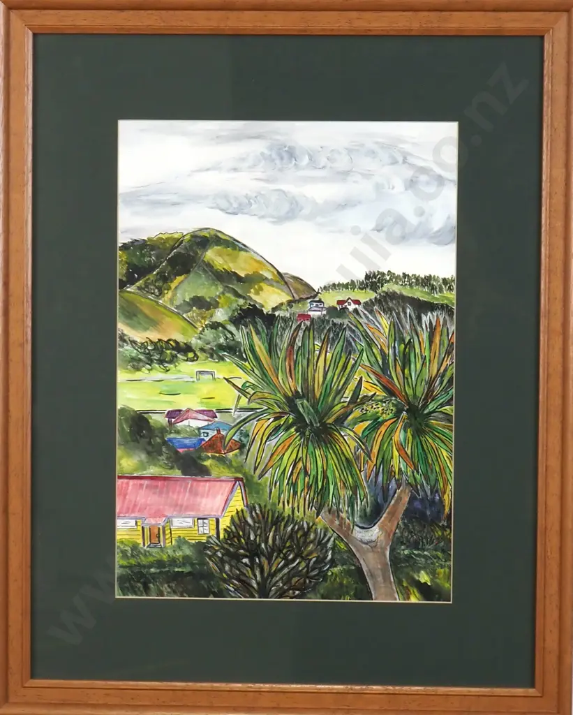 Dorothy Golder - Wellington Scene (1991), Watercolour & Gouache Image 1++