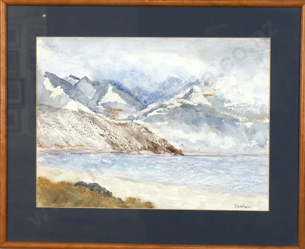 J M Wilson - Landscape Scene, Watercolour Image 1++