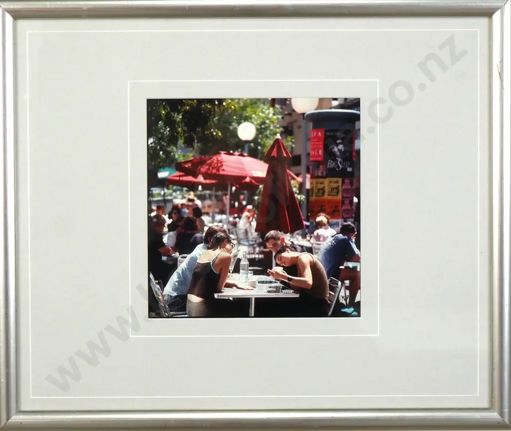 Artist Unknown - Two Couples at Lunch, Photograph Image 1++