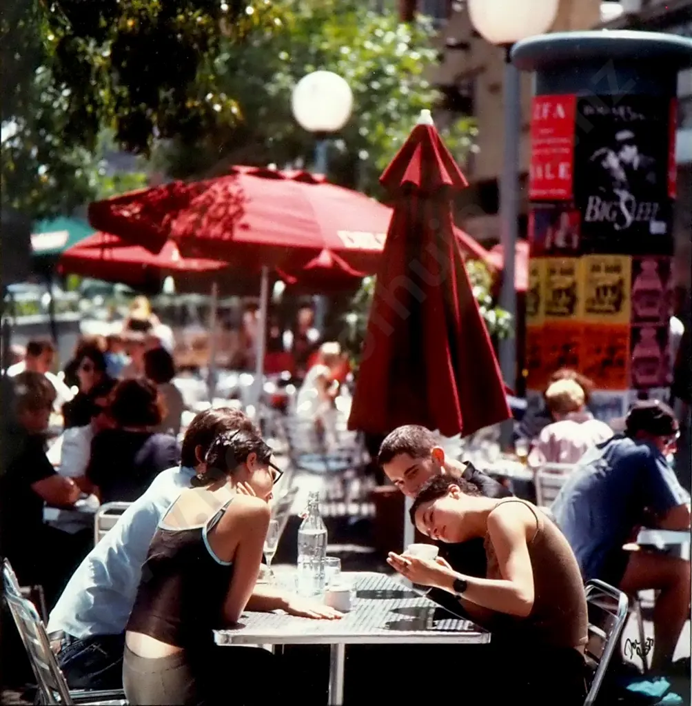 Artist Unknown - Two Couples at Lunch, Photograph Image 1++