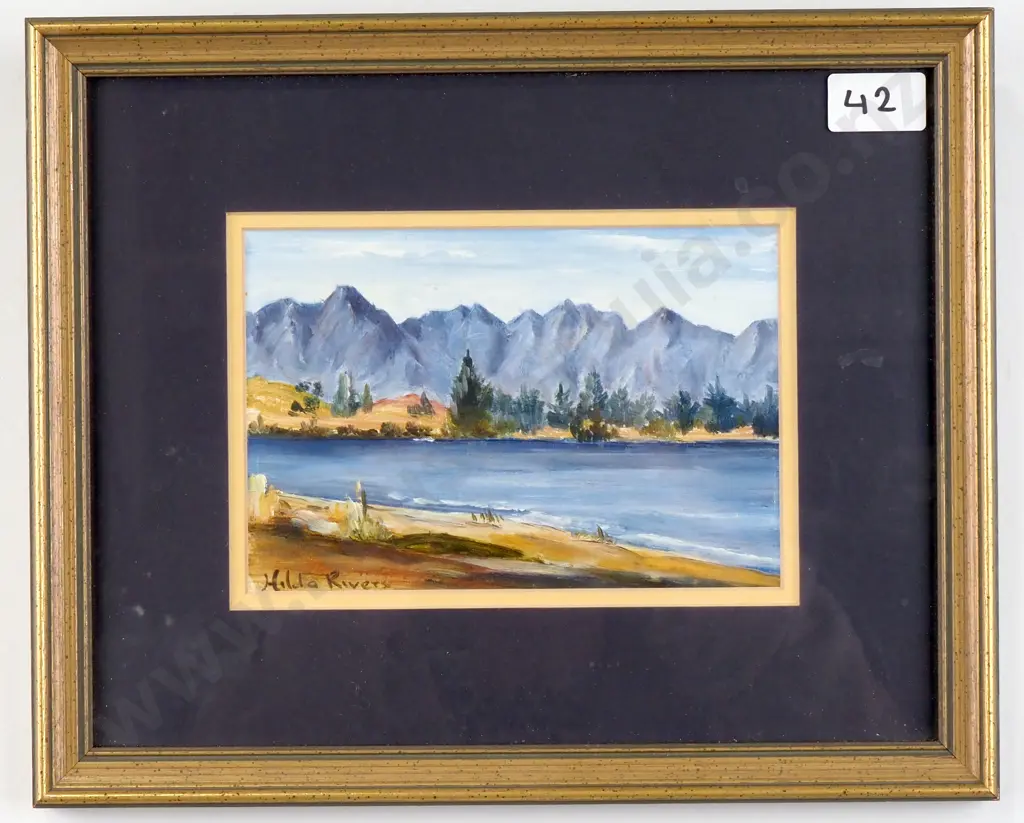 Hilda Rivers - Landscape, Oil Image 1++