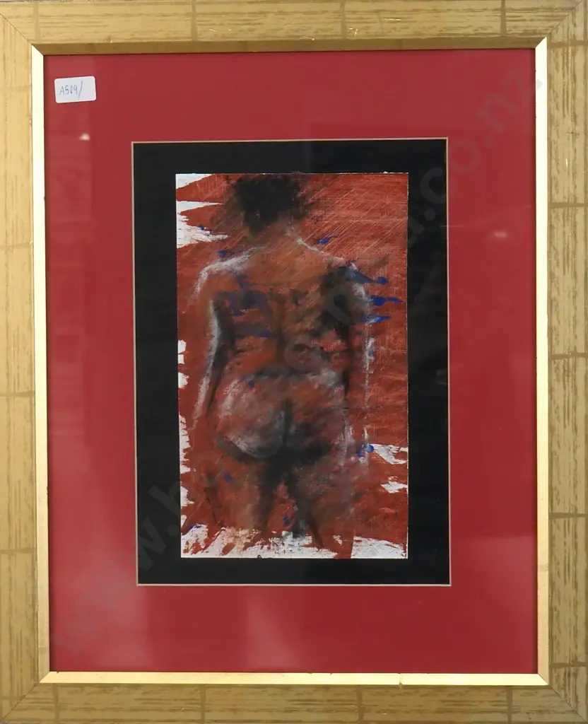 Artist Unknown - Nude, Watercolour & Gouache Image 1++