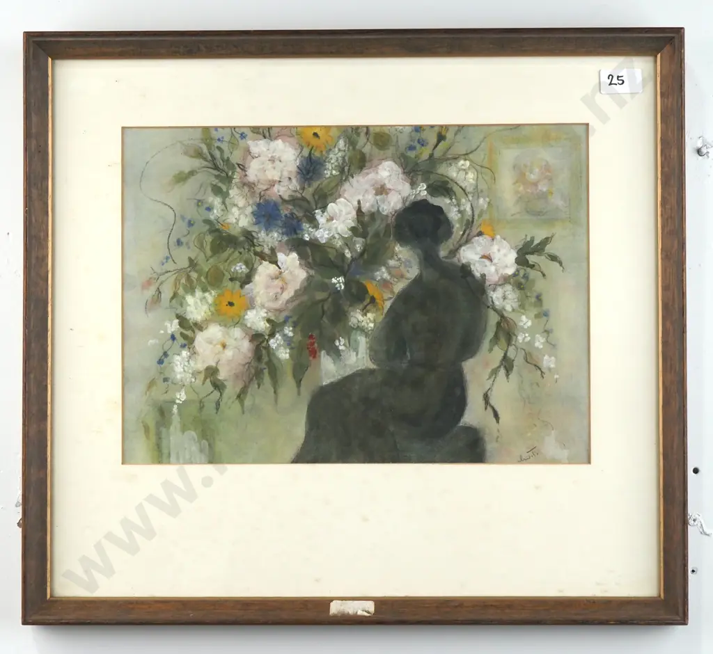 Margaret Trolove - Iceberg Roses, Watercolour & Pencil Image 1++