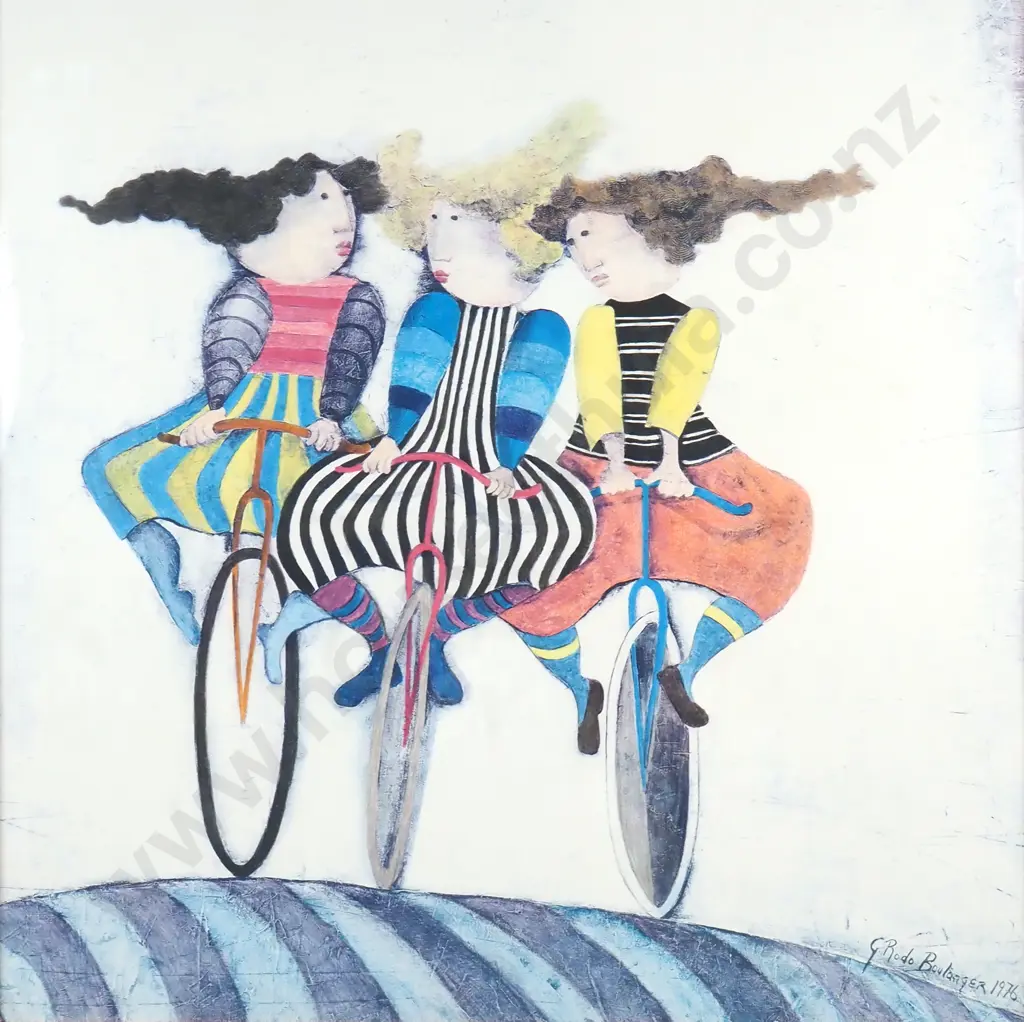 G. Rodo Boulanger - 'Holiday on Wheels' Reproduction Print (1976) Image 1++