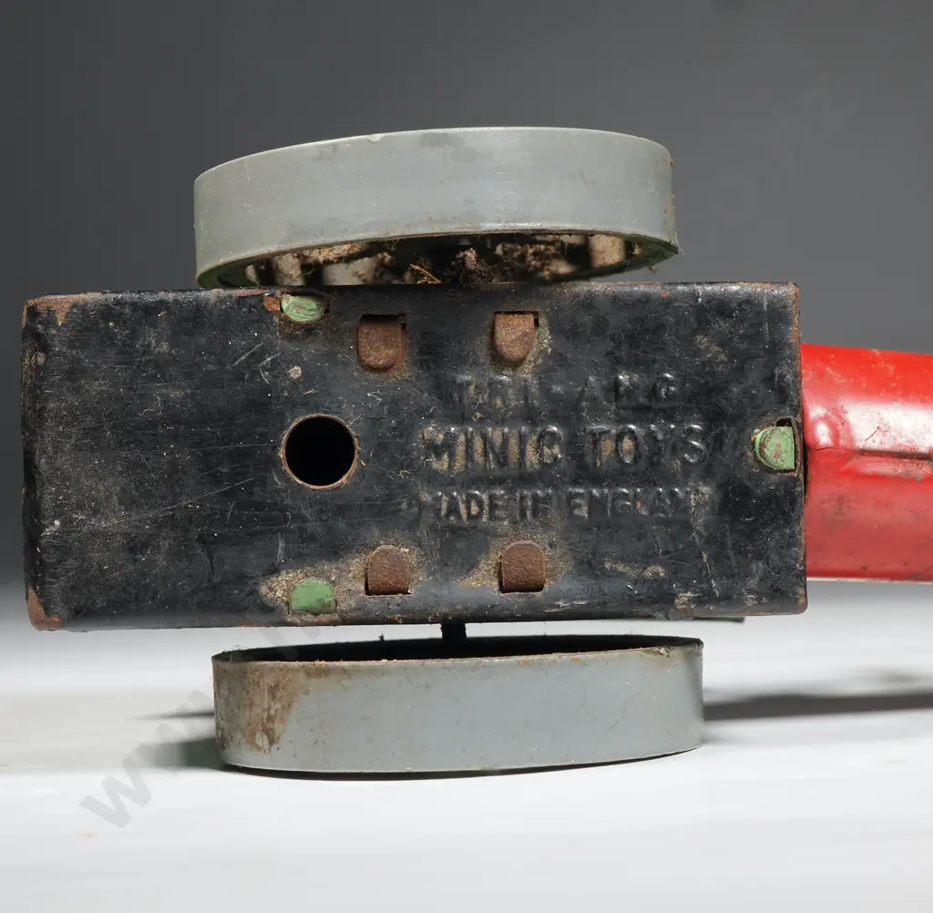 Vintage Tin Plate Tri-Ang Mimic Toys Tractor: Made In England Image 1++