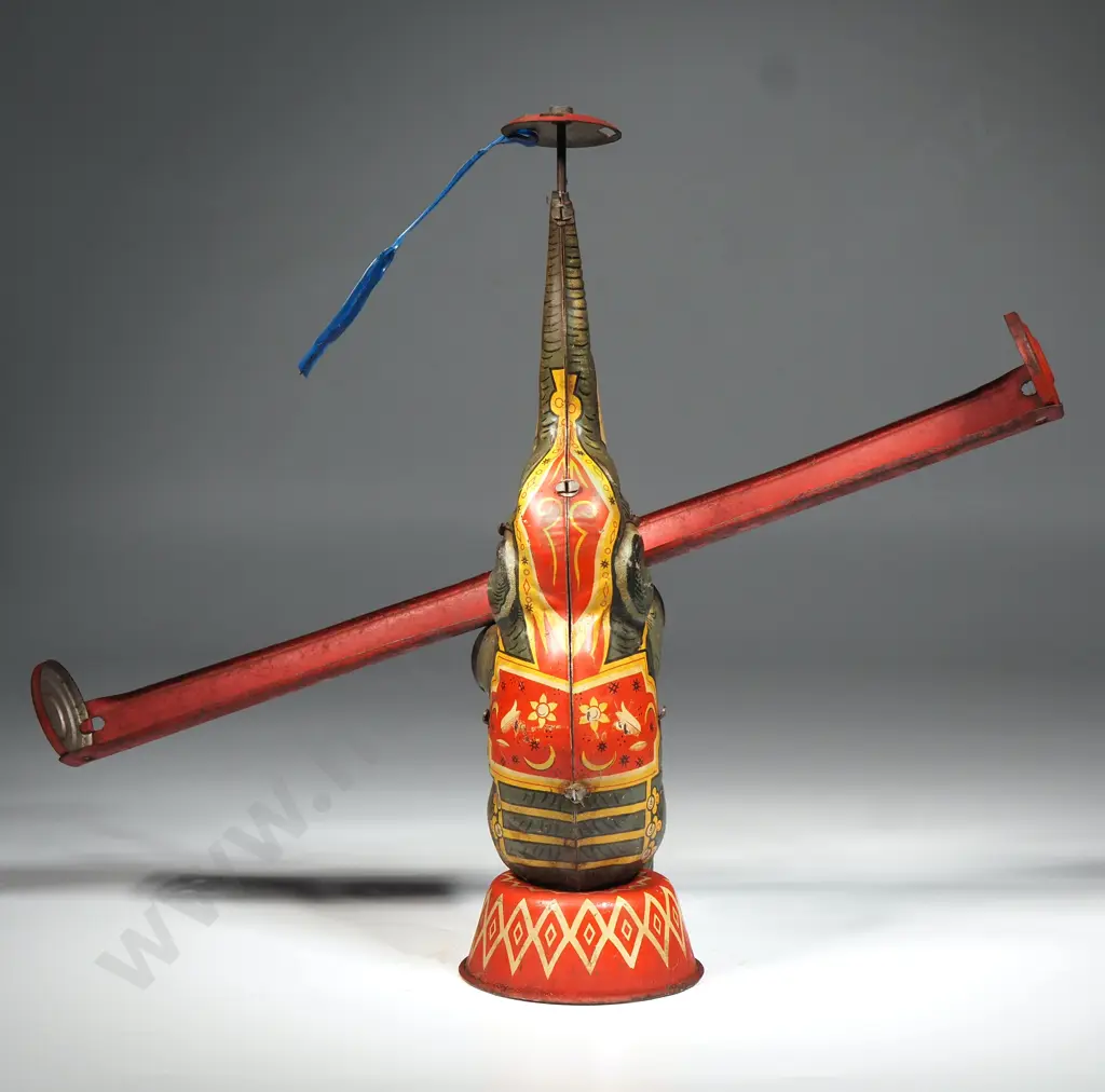 Tin Plate Wind-up Circus Elephant A/F Image 1++