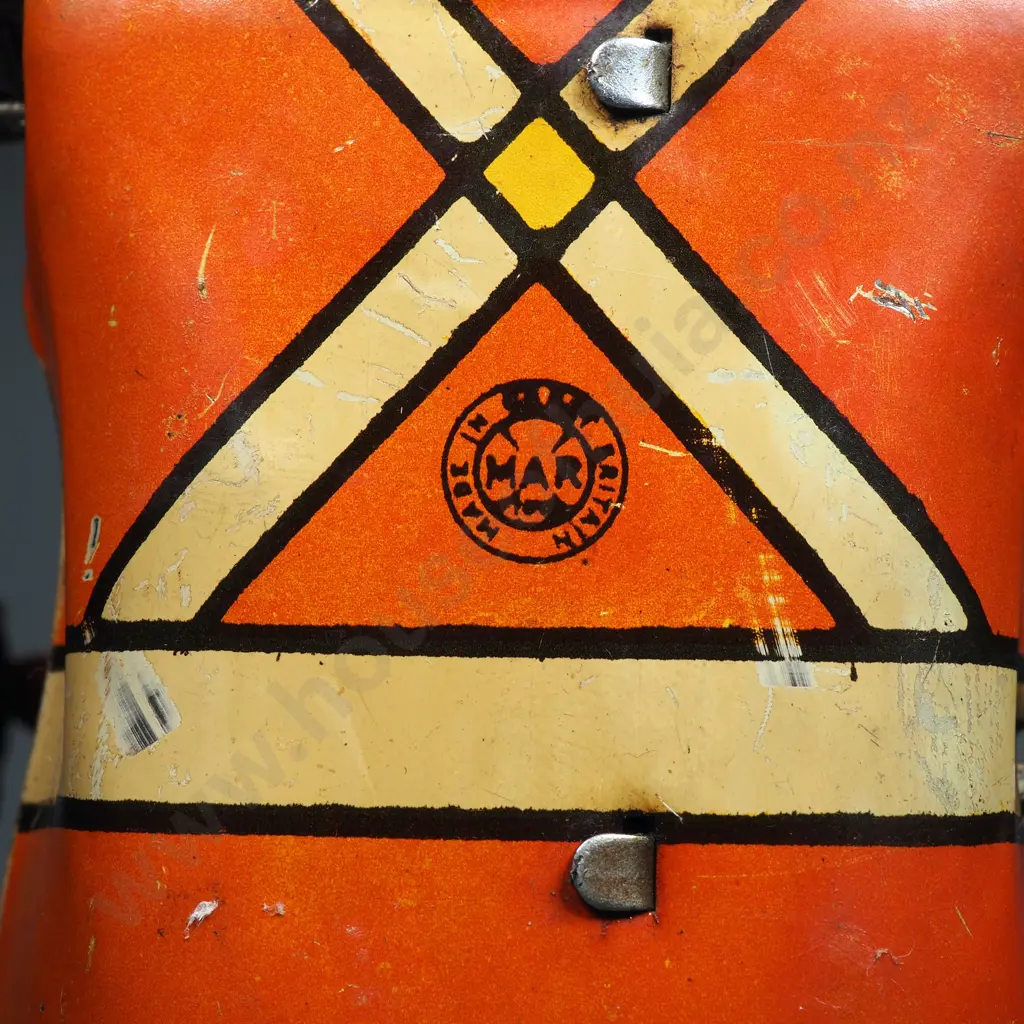 Vintage Tin Plate Wind-up Drummer Boy With Key - Made In Britain Image 1++