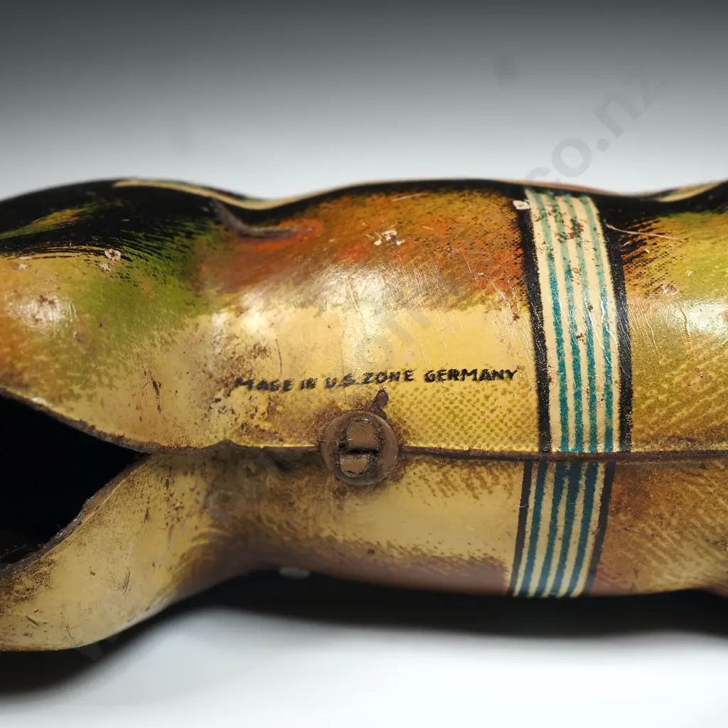 Vintage Tin Plate Wind-up Horse - Made in US Zone Germany Image 1++