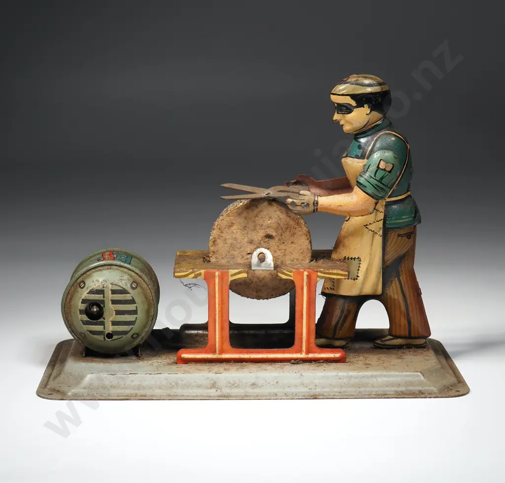 Tin Plate Wind-up Blade Sharpener: Made in Germany Image 1++